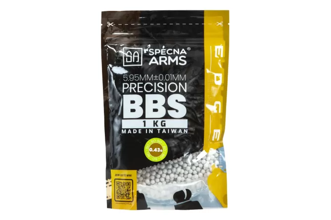 Specna Arms EDGE ULTRA™ 0,43g BIO 1KG – Präzisions-BBs für höchste Ansprüche
